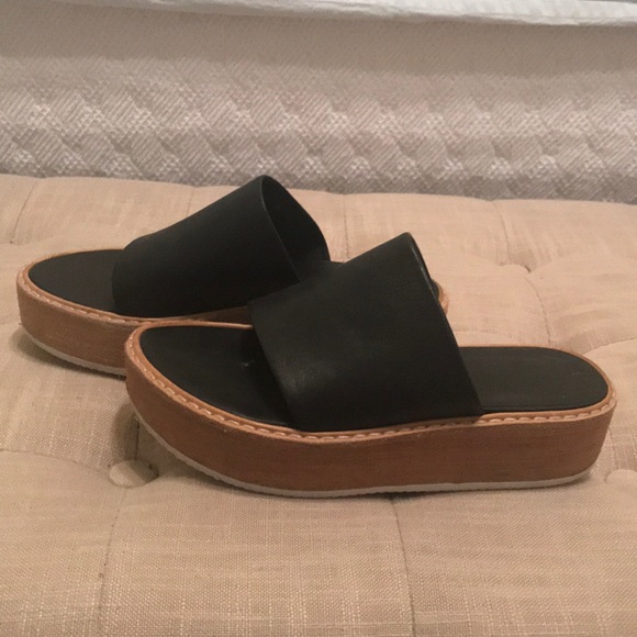 Tibi Shoes - Tibi Black Platform Sandals